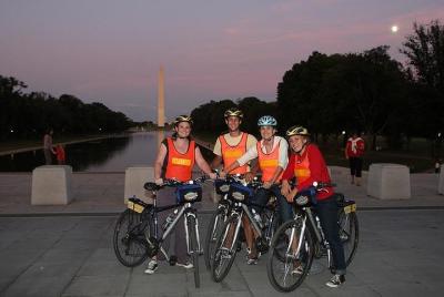 Recorrido nocturno en bicicleta por lugares de Washington DC