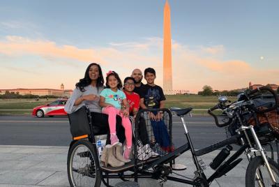 Tour en bicitaxi del National Mall para 3 personas