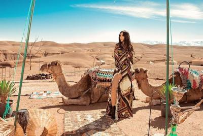 Marrakech: cena en el desierto de Agafay y paseo en camello