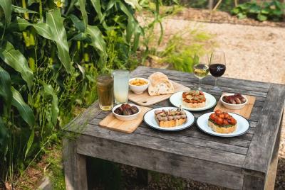 Almuerzo familiar - Tapas y vino para 4 personas