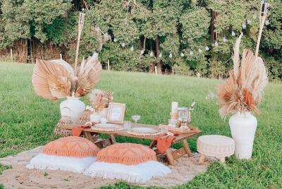 Picnic de lujo privado en Maleny con plato de pasto