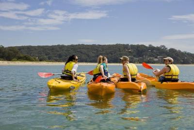 Tour de kayak para principiantes en Sydney: preciosas playas y ba Tour de kayak para principiantes en Sydney: preciosas playas y ba