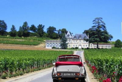 Excursión privada de vino a Saint-Emilion a bordo del antiguo coche presidencial francés