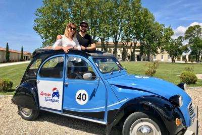 Tour privado de vino de medio día en Médoc en un Citroën 2CV desde Burdeos