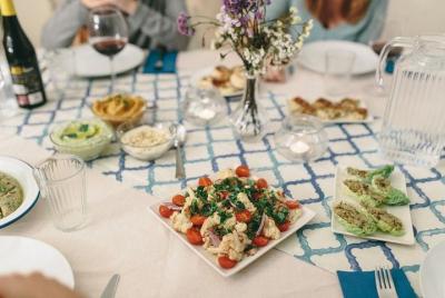 Auténtico almuerzo judío en un palacio antiguo