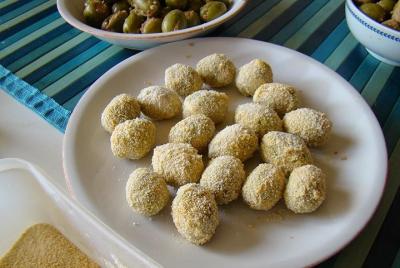 Oliva Ascolana clase de cocina.