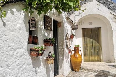 Excursión de medio día a Alberobello con degustación de comida.