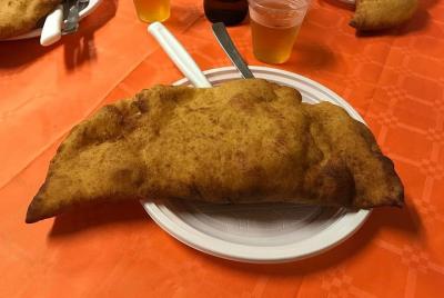 Minervino Murge tour con degustación de panzerotto gigante típico