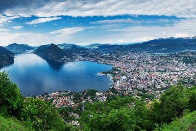 Lugano y Mountain Bre ', lago de Lugano, visita guiada privada