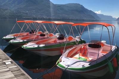2 horas de alquiler de barco Lago de Como