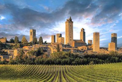  Excursión por la costa del puerto de Livorno: Toscana Siena y San Gimignano Almuerzo y degustación de vinos