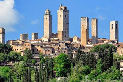 Excursión por la costa del puerto de Livorno: Toscana Siena y San Gimignano Almuerzo y degustación de vinos
