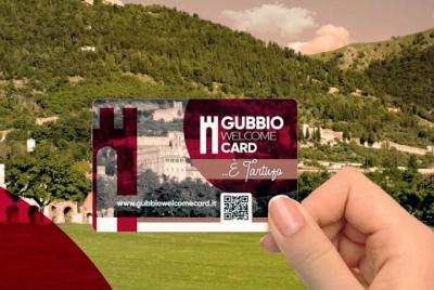 Tarjeta de bienvenida de Gubbio Trufa especial Tarjeta de bienvenida de Gubbio Trufa especial