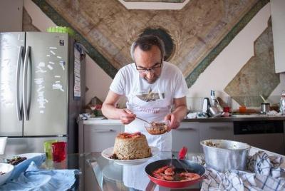 Almuerzo o cena y demostración de cocina en una casa local en Ravenna