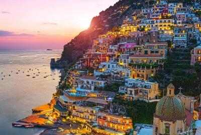 Positano por la noche.