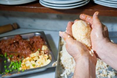 Siracusa: tradicional siciliana Arancini clase de cocina