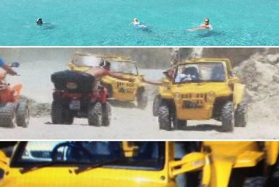 Akamas de día completo incl. Paseo en barco Blue Lagoon Quad / buggy / mini jeep aprox. 7 horas