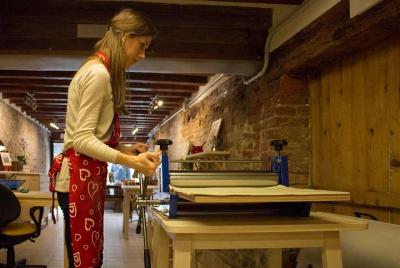 Demostración de impresión artística