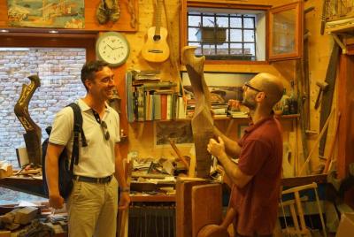 Encuentra al artesano de la góndola: creación de la Forcola