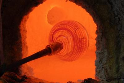 Murano en taxi acuático privado con demostración de vidrio soplado y recogida en el hotel