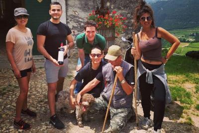 Caza de trufas con cata de vinos