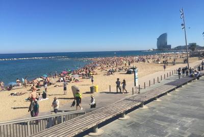 Recorrido en bicicleta por la playa