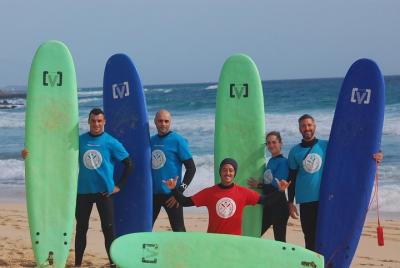 1 día de clases de surf para principiantes
