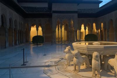 Alhambra: Visita nocturna a los palacios nazaríes.