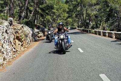 Tour en moto con helicópteros en Mallorca- Pasajero GRATIS Tour en moto con helicópteros en Mallorca- Pasajero GRATIS