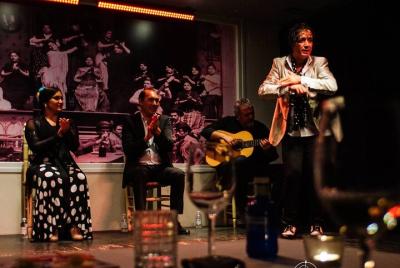 Evite las colas Entrada para el espectáculo de flamenco en directo y la cena  Evite las colas Entrada para el espectáculo de flamenco en directo y la cena