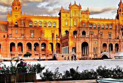Traslado privado de partida desde el centro de la ciudad de Sevilla al aeropuerto Traslado privado de partida desde el centro de la ciudad de Sevilla al aeropuerto