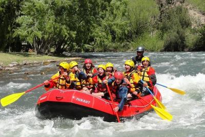 Mendoza: Full day Potrerillos: Rafting por el Rio Mendoza y Trekking con rappel 