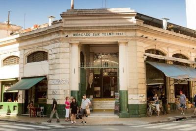 Visita al mercado de San Telmo y cata de vinos