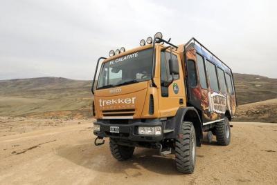 Balcones de calafate por la tarde