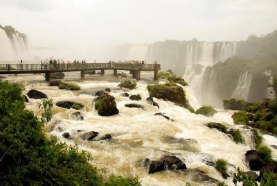 Excursión privada a las Cataratas del Iguazú brasileño con Jungle Mini Safari y paseo en bote