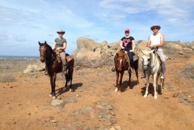 Tour Privado de Aruba, 2 horas a Caballo para Pasajeros Avanzados