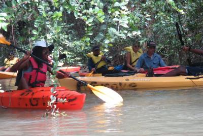 Kayak en laguna de agua dulce guiada Kayak en laguna de agua dulce guiada