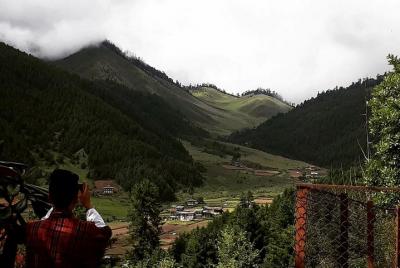 Bután West View exuberantes pases