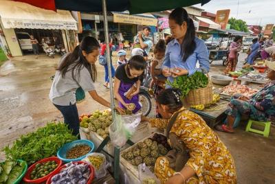 Tour nocturno de comida callejera de Siem Reap