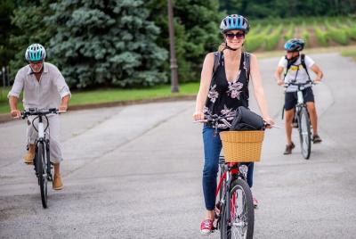 Tour de vino NOTL E-Bike de 3 horas a lo largo del río Niágara Tour de vino NOTL E-Bike de 3 horas a lo largo del río Niágara
