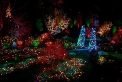 La magia de la Navidad en Butchart Gardens Shuttle and Entry La magia de la Navidad en Butchart Gardens Shuttle and Entry