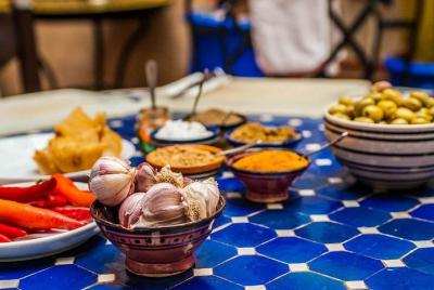 Cancha de cocina marroquí en un riad