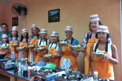 Tour para aprender cocina china en el grupo Yangshuo.