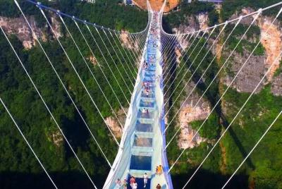 1 día Zhangjiajie Grand Canyon y Glass Bridge Skywalk Tour 1 día Zhangjiajie Grand Canyon y Glass Bridge Skywalk Tour