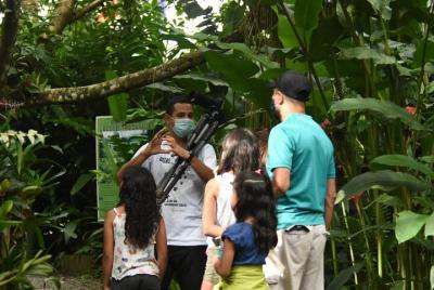 Jardín de fauna y mariposas en el Eco-Center Danaus