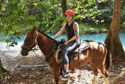 Blue River Combo: White Water Tubing-horse Back Riding & Labyrinth Tour