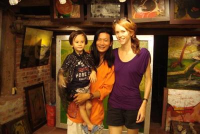 Medio día con el famoso artista de Hanoi