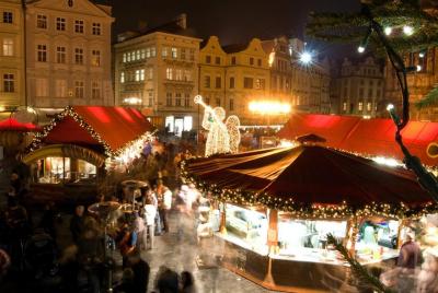 Visita a pie de Navidad en Praga, que incluye especialidades checas