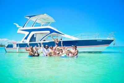 Fiesta privada en barco con snorkel en punta cana (medio día)