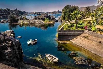 Jardín botánico con paseo en faluca por el río Nilo Asuán Jardín botánico con paseo en faluca por el río Nilo Asuán